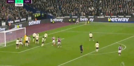 【英超】阿诺德传射 利物浦2比3西汉姆联遭赛季首败